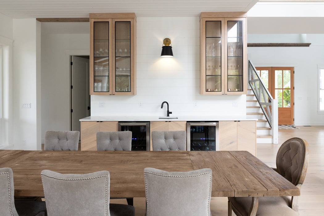 Wall Sconce Z-Lite 726-1S-MB+HBR Matte Black + Heritage Brass Z-Studio 1 Light Wall Sconce Z-Lite