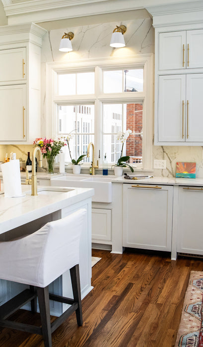 Wall Sconce Z-Lite 726-1S-MW+HBR Matte White + Heritage Brass Z-Studio 1 Light Wall Sconce Z-Lite