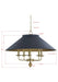 Pendant Forty West 72688 Dutch 27.5" Pendant with Navy Blue Metal Shade & Gold Accents Forty West Designs