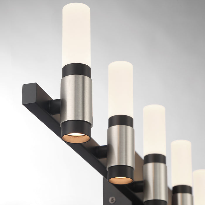 Eurofase 45238-021 Albany 32" Silver-Black Mix LED Vanity Light