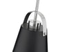 Pendant Z-Lite 726MP-MB+BN Matte Black + Brushed Nickel Z-Studio 1 Light Pendant Z-Lite