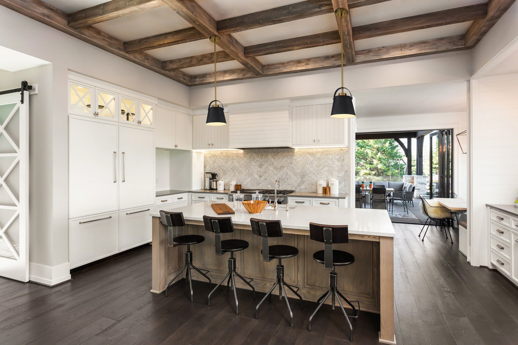 Pendant Z-Lite 726MP-MB+HBR Matte Black + Heritage Brass Z-Studio 1 Light Pendant Z-Lite