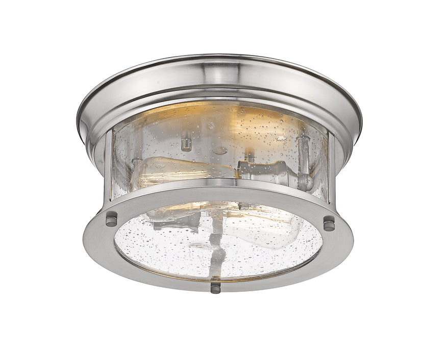 Flush Mount Z-Lite 727F10-BN Brushed Nickel Sonna 2 Light Flush Mount Z-Lite