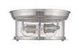 Flush Mount Z-Lite 727F10-BN Brushed Nickel Sonna 2 Light Flush Mount Z-Lite