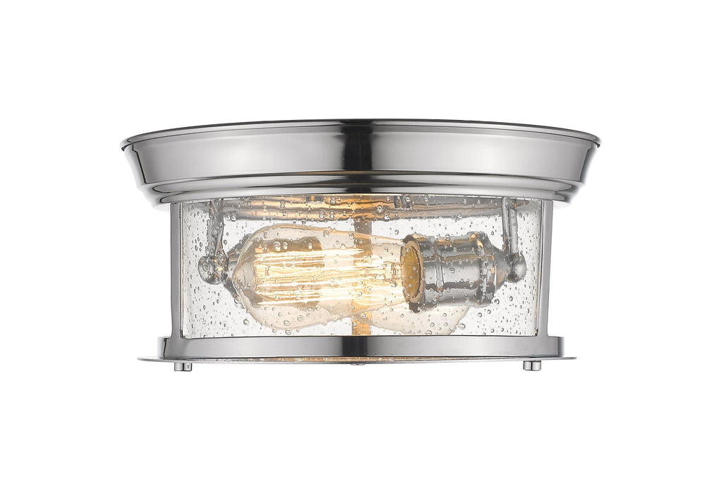 Flush Mount Z-Lite 727F10-CH Chrome Sonna 2 Light Flush Mount Z-Lite
