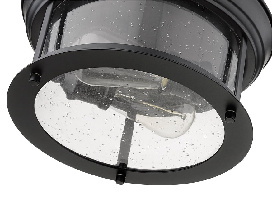 Flush Mount Z-Lite 727F10-MB Matte Black Sonna 2 Light Flush Mount Z-Lite