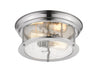 Flush Mount Z-Lite 727F13-CH Chrome Sonna 2 Light Flush Mount Z-Lite