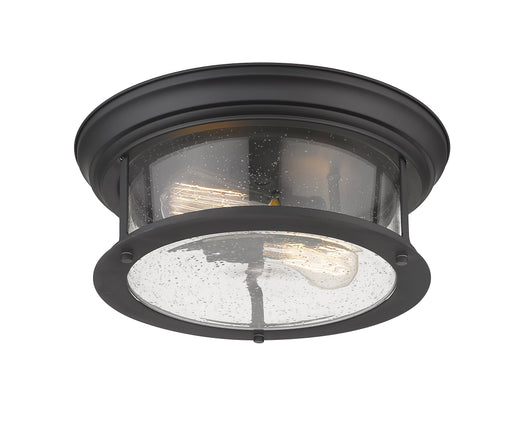 Flush Mount Z-Lite 727F13-MB Matte Black Sonna 2 Light Flush Mount Z-Lite