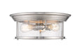 Flush Mount Z-Lite 727F16-BN Brushed Nickel Sonna 3 Light Flush Mount Z-Lite