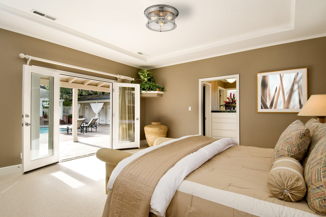 Flush Mount Z-Lite 727F16-BN Brushed Nickel Sonna 3 Light Flush Mount Z-Lite