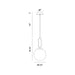 Eurofase 37348-014 Prospect 10" Gold Pendant Light