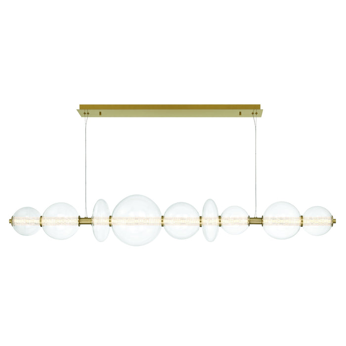 Eurofase 47257-016 Atomo 74" Gold LED Chandelier