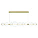 Eurofase 47257-016 Atomo 74" Gold LED Chandelier