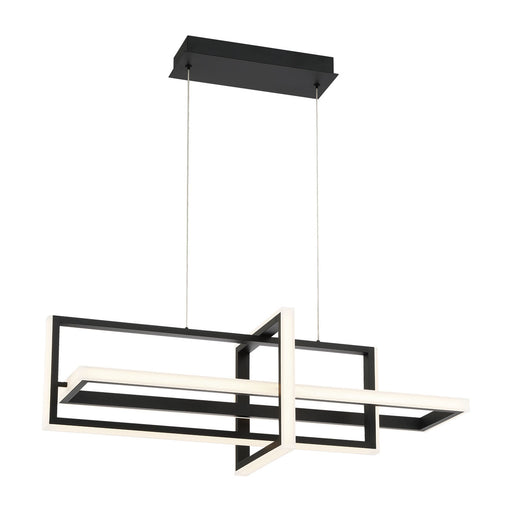 Eurofase 39323-019 Bordo 38" Matte Black LED Chandelier