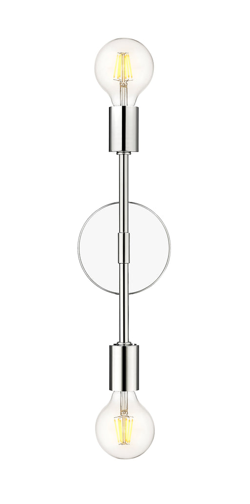 Wall Sconce Z-Lite 731-2S-CH Chrome Modernist 2 Light Wall Sconce Z-Lite