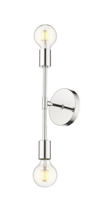 Wall Sconce Z-Lite 731-2S-CH Chrome Modernist 2 Light Wall Sconce Z-Lite