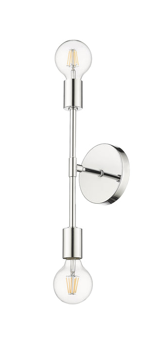 Wall Sconce Z-Lite 731-2S-CH Chrome Modernist 2 Light Wall Sconce Z-Lite