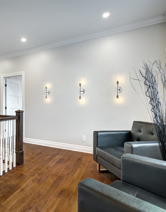 Wall Sconce Z-Lite 731-2S-CH Chrome Modernist 2 Light Wall Sconce Z-Lite