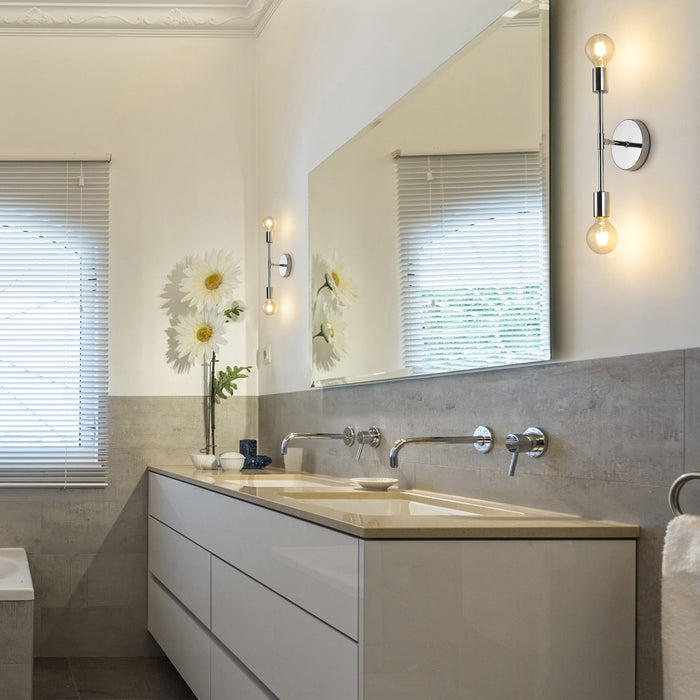 Wall Sconce Z-Lite 731-2S-CH Chrome Modernist 2 Light Wall Sconce Z-Lite