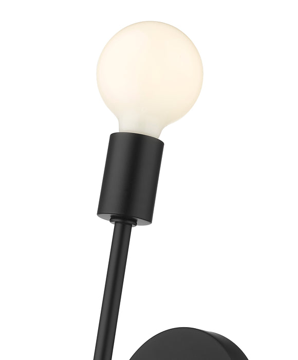 Wall Sconce Z-Lite 731-2S-MB Matte Black Modernist 2 Light Wall Sconce Z-Lite