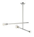 Chandelier Z-Lite 731-3CH Chrome Modernist 3 Light Chandelier Z-Lite