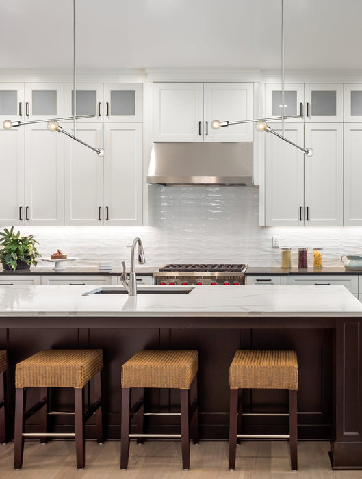 Chandelier Z-Lite 731-3CH Chrome Modernist 3 Light Chandelier Z-Lite