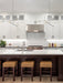 Chandelier Z-Lite 731-3CH Chrome Modernist 3 Light Chandelier Z-Lite
