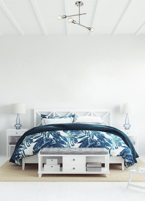 Semi Flush Mount Z-Lite 731-3SF-CH Chrome Modernist 3 Light Semi Flush Mount Z-Lite