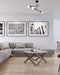 Semi Flush Mount Z-Lite 731-3SF-MB Matte Black Modernist 3 Light Semi Flush Mount Z-Lite