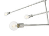 Chandelier Z-Lite 731-5CH Chrome Modernist 5 Light Chandelier Z-Lite