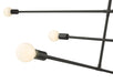Chandelier Z-Lite 731-5MB Matte Black Modernist 5 Light Chandelier Z-Lite