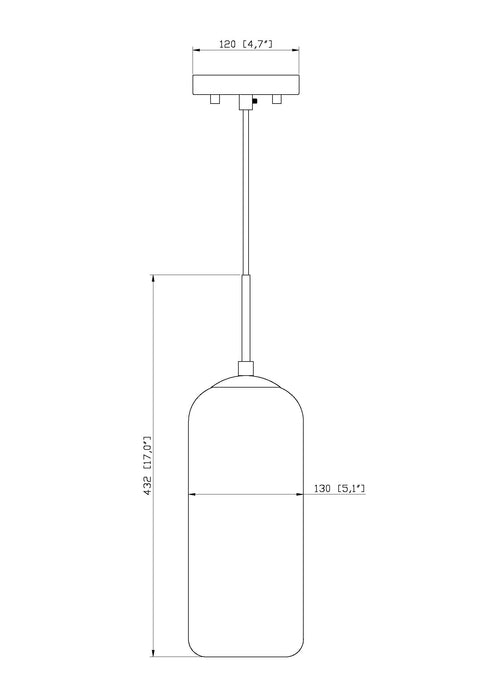 Pendant Z-Lite 732P17-BN Brushed Nickel Monty 1 Light Pendant Z-Lite