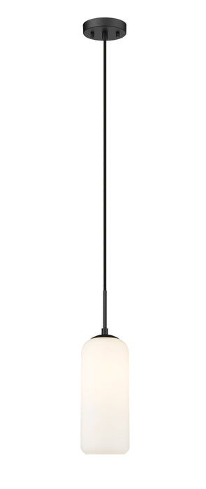 Pendant Z-Lite 732P17-MB Matte Black Monty 1 Light Pendant Z-Lite