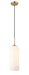 Pendant Z-Lite 732P22-HBR Heritage Brass Monty 1 Light Pendant Z-Lite