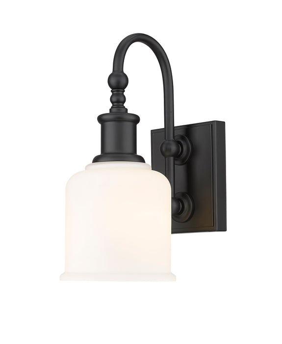 Wall Sconce Z-Lite 733-1S-MB Matte Black Bryant 1 Light Wall Sconce Z-Lite