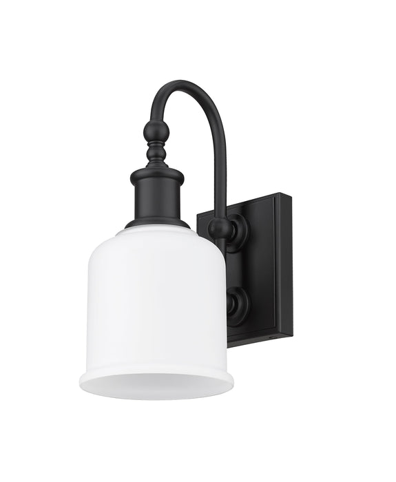Wall Sconce Z-Lite 733-1S-MB Matte Black Bryant 1 Light Wall Sconce Z-Lite