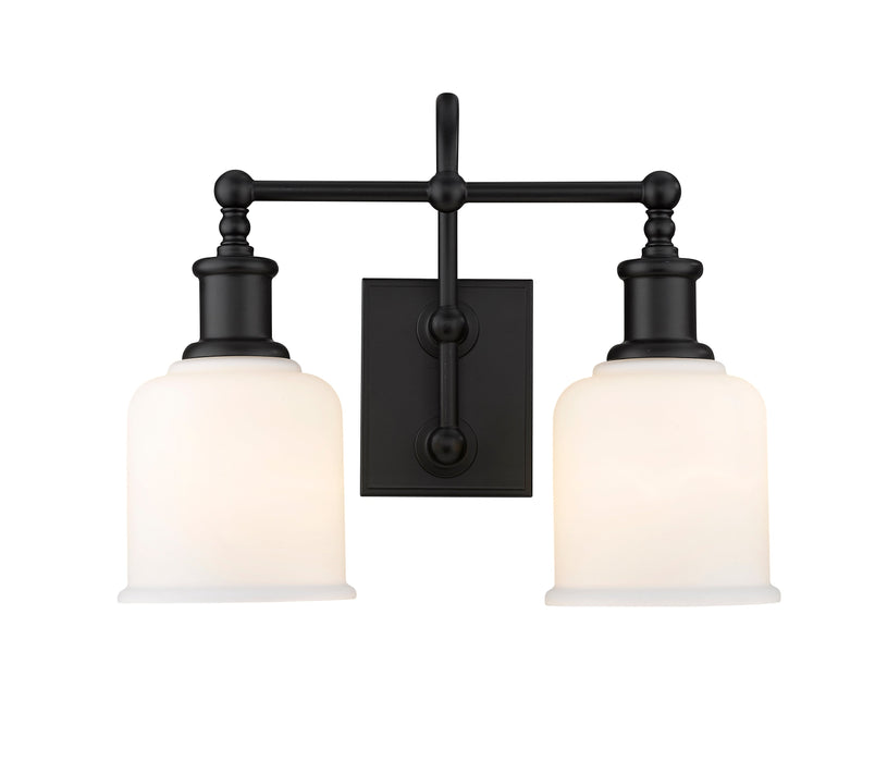 Vanity Z-Lite 733-2V-MB Matte Black Bryant 2 Light Vanity Z-Lite