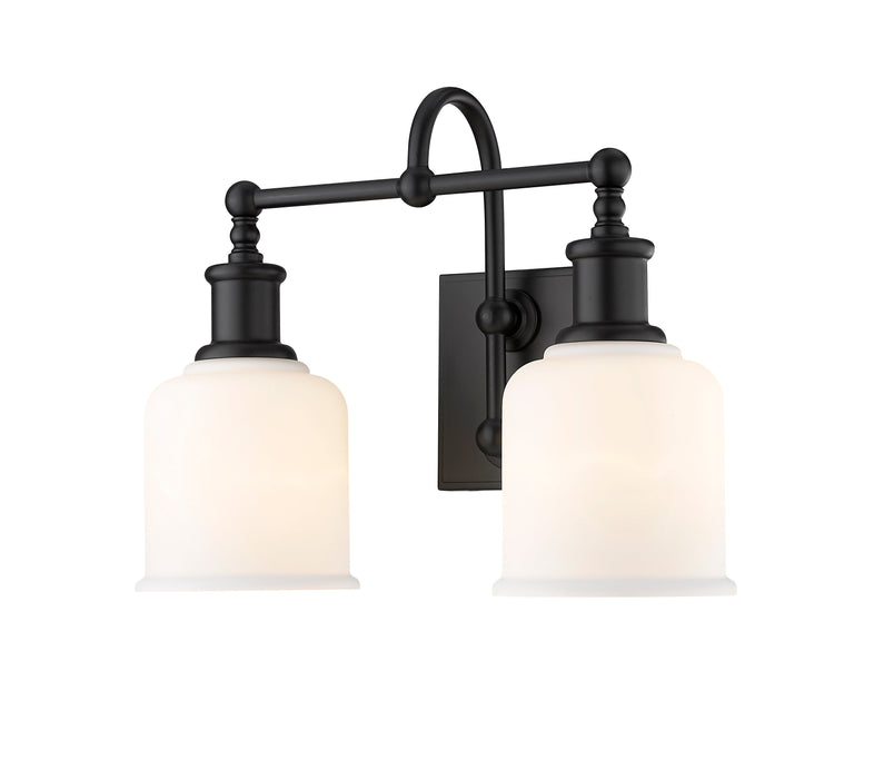 Vanity Z-Lite 733-2V-MB Matte Black Bryant 2 Light Vanity Z-Lite
