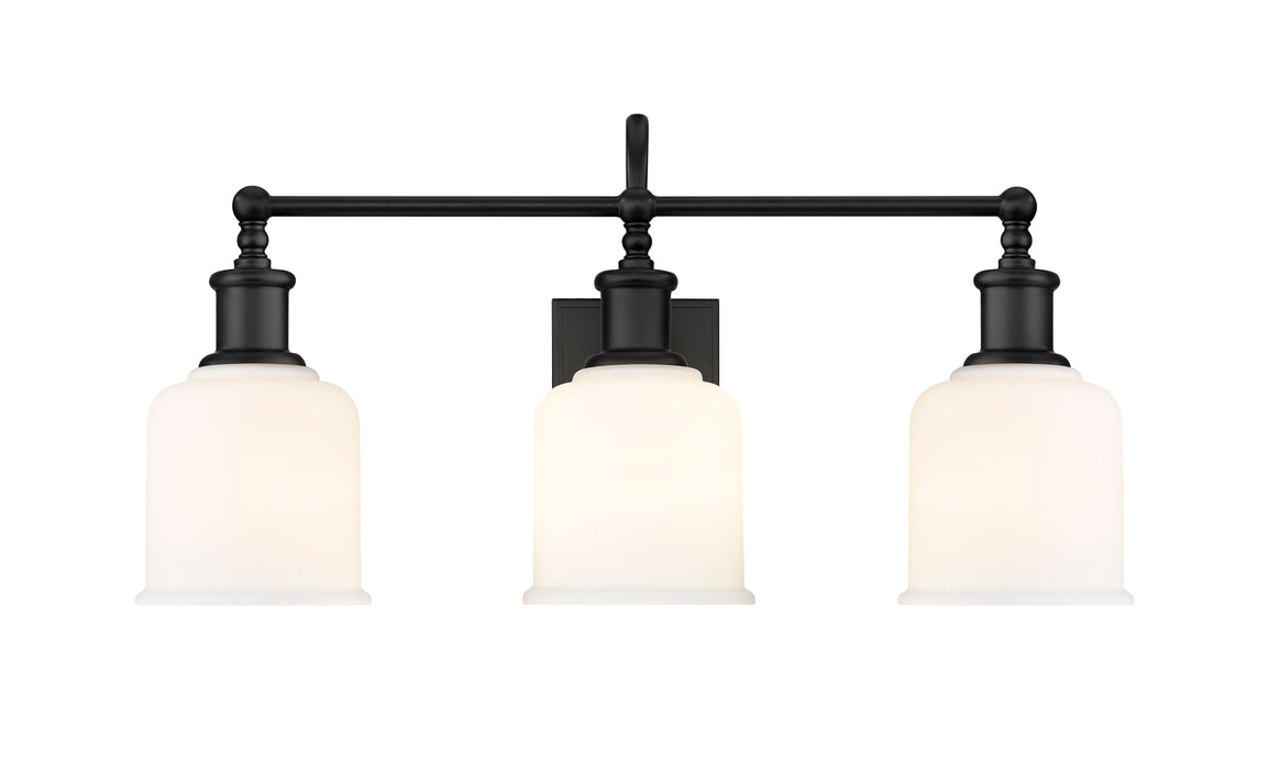 Vanity Z-Lite 733-3V-MB Matte Black Bryant 3 Light Vanity Z-Lite