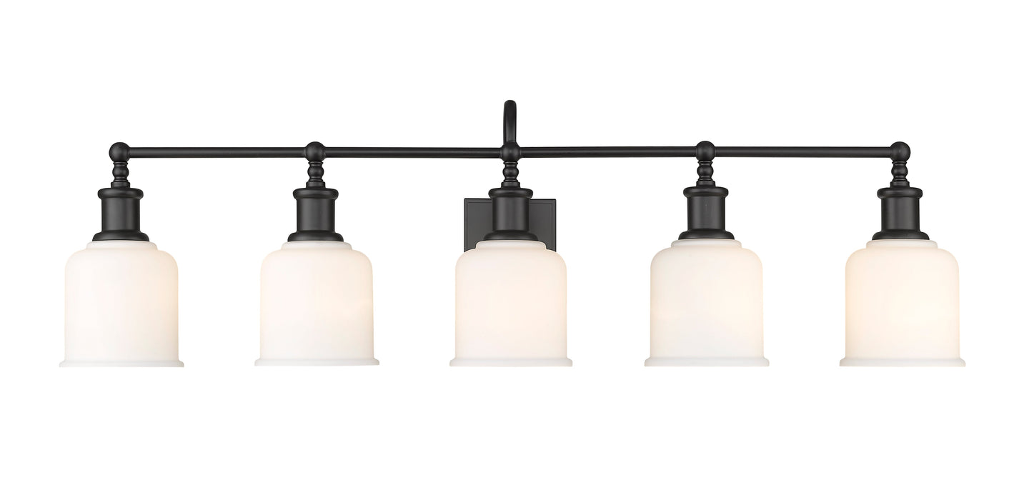 Vanity Z-Lite 733-5V-MB Matte Black Bryant 5 Light Vanity Z-Lite