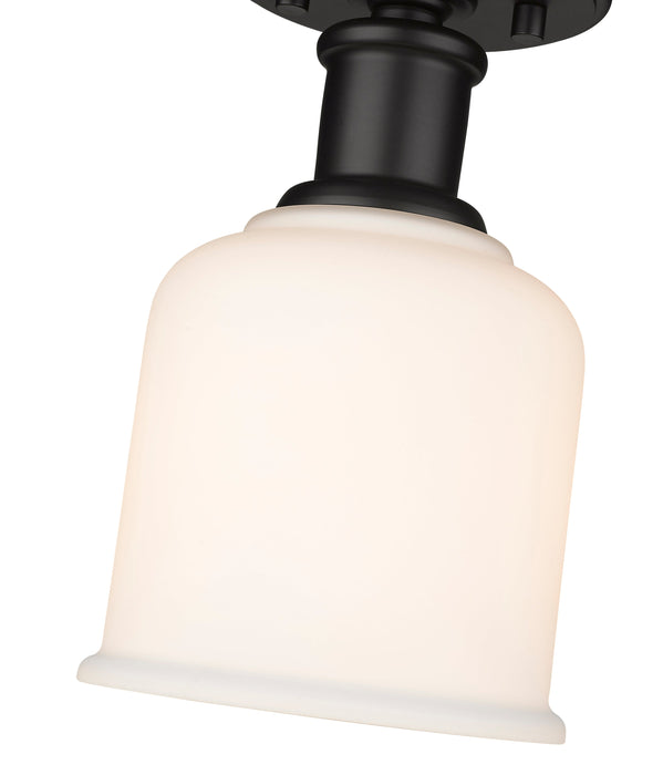 Flush Mount Z-Lite 733F1-MB Matte Black Bryant 1 Light Flush Mount Z-Lite