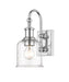 Wall Sconce Z-Lite 734-1S-CH Chrome Bryant 1 Light Wall Sconce Z-Lite