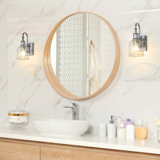 Wall Sconce Z-Lite 734-1S-CH Chrome Bryant 1 Light Wall Sconce Z-Lite