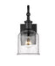 Wall Sconce Z-Lite 734-1S-MB Matte Black Bryant 1 Light Wall Sconce Z-Lite