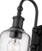 Wall Sconce Z-Lite 734-1S-MB Matte Black Bryant 1 Light Wall Sconce Z-Lite