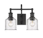 Vanity Z-Lite 734-2V-MB Matte Black Bryant 2 Light Vanity Z-Lite