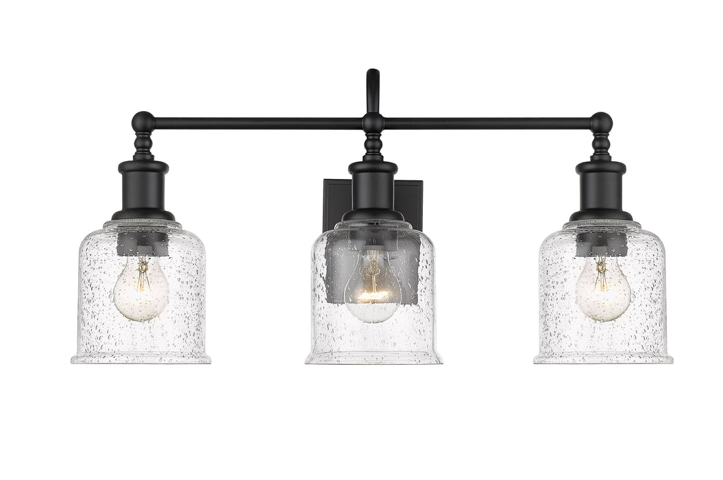 Vanity Z-Lite 734-3V-MB Matte Black Bryant 3 Light Vanity Z-Lite