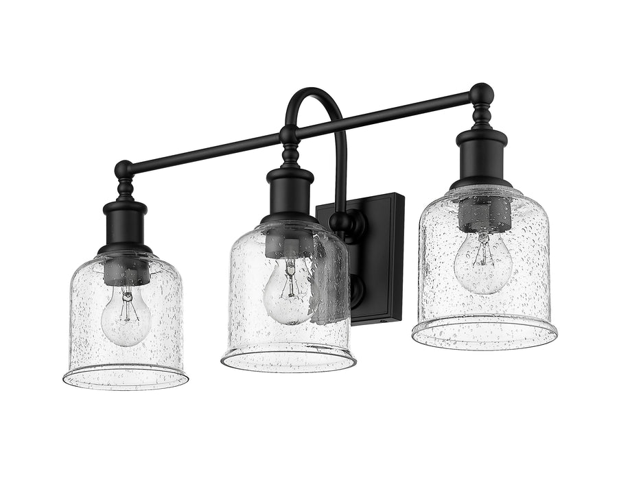 Vanity Z-Lite 734-3V-MB Matte Black Bryant 3 Light Vanity Z-Lite