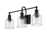 Vanity Z-Lite 734-3V-MB Matte Black Bryant 3 Light Vanity Z-Lite