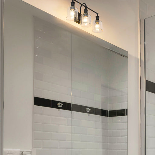 Vanity Z-Lite 734-3V-MB Matte Black Bryant 3 Light Vanity Z-Lite